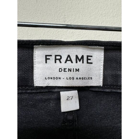 FRAME DENIM Le High Skinny Jeans Stone Coated, Sz 27 - Picture 8 of 12